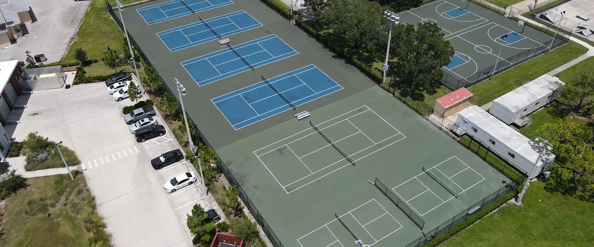 City of St. Pete - Fossil Park Tennis Courts Project by C&T Contracting Services in Tampa - Project Featured Image
