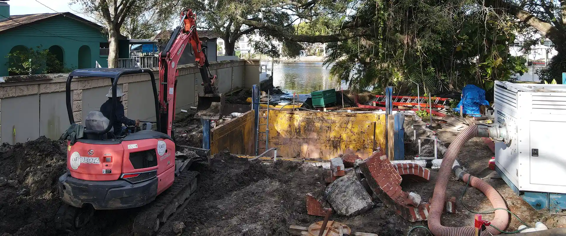 Virginia Pump Station Project by C&T Contracting Services in Tampa - Project Featured Image